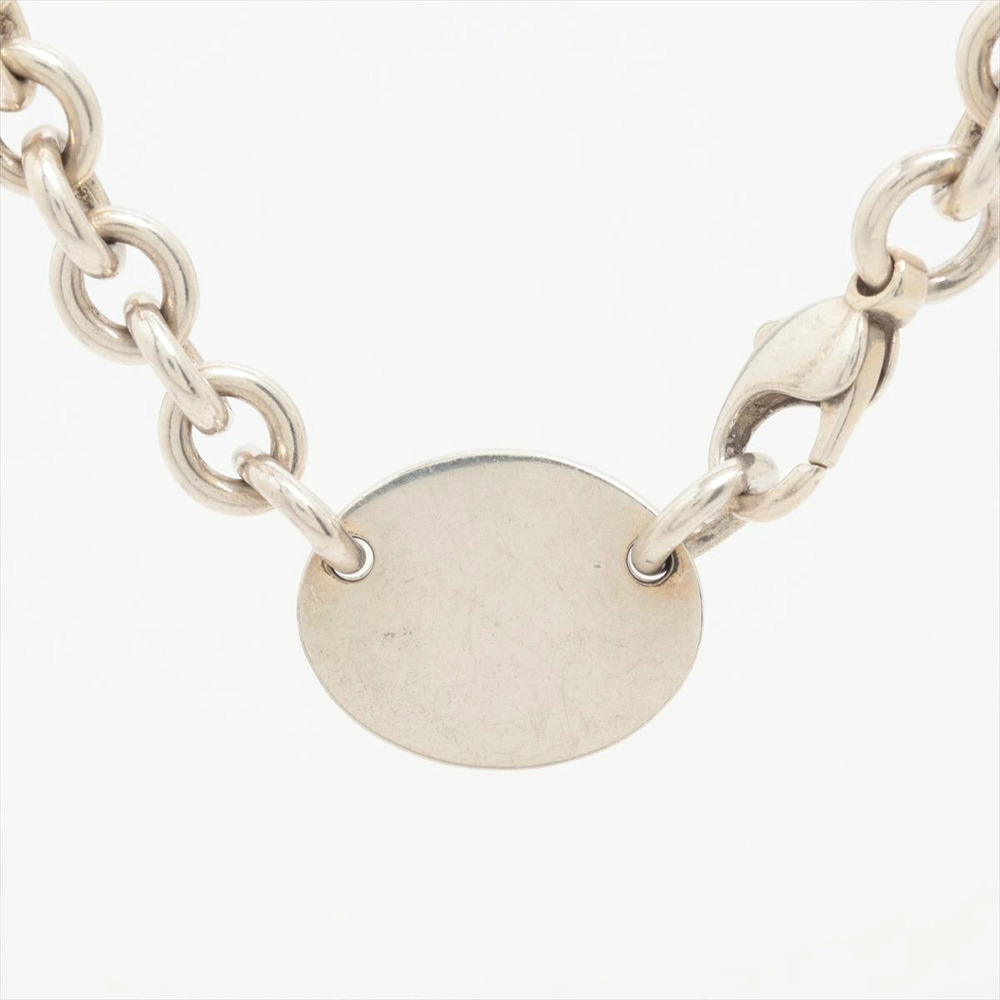 Tiffany Co to Oval Necklace Sterling Silver
